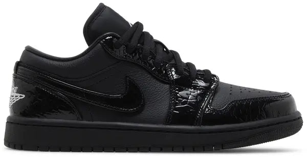 Air Jordan 1 Low 'Black Croc'