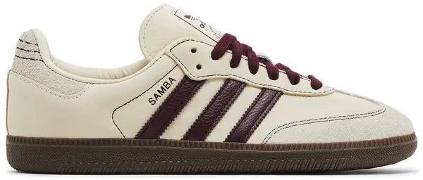 adidas Samba OG "Wonder White/Maroon"