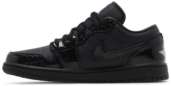 Air Jordan 1 Low 'Black Croc'