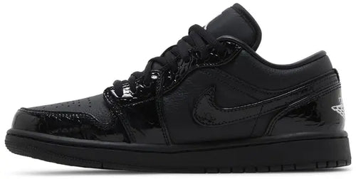 Air Jordan 1 Low 'Black Croc'
