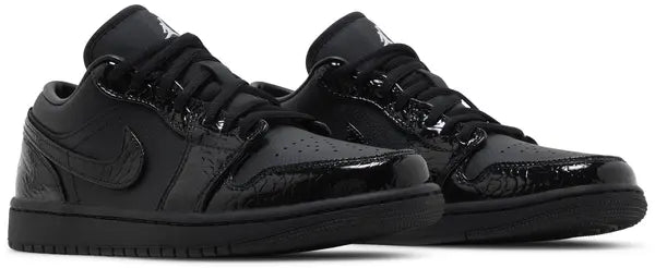 Air Jordan 1 Low 'Black Croc'